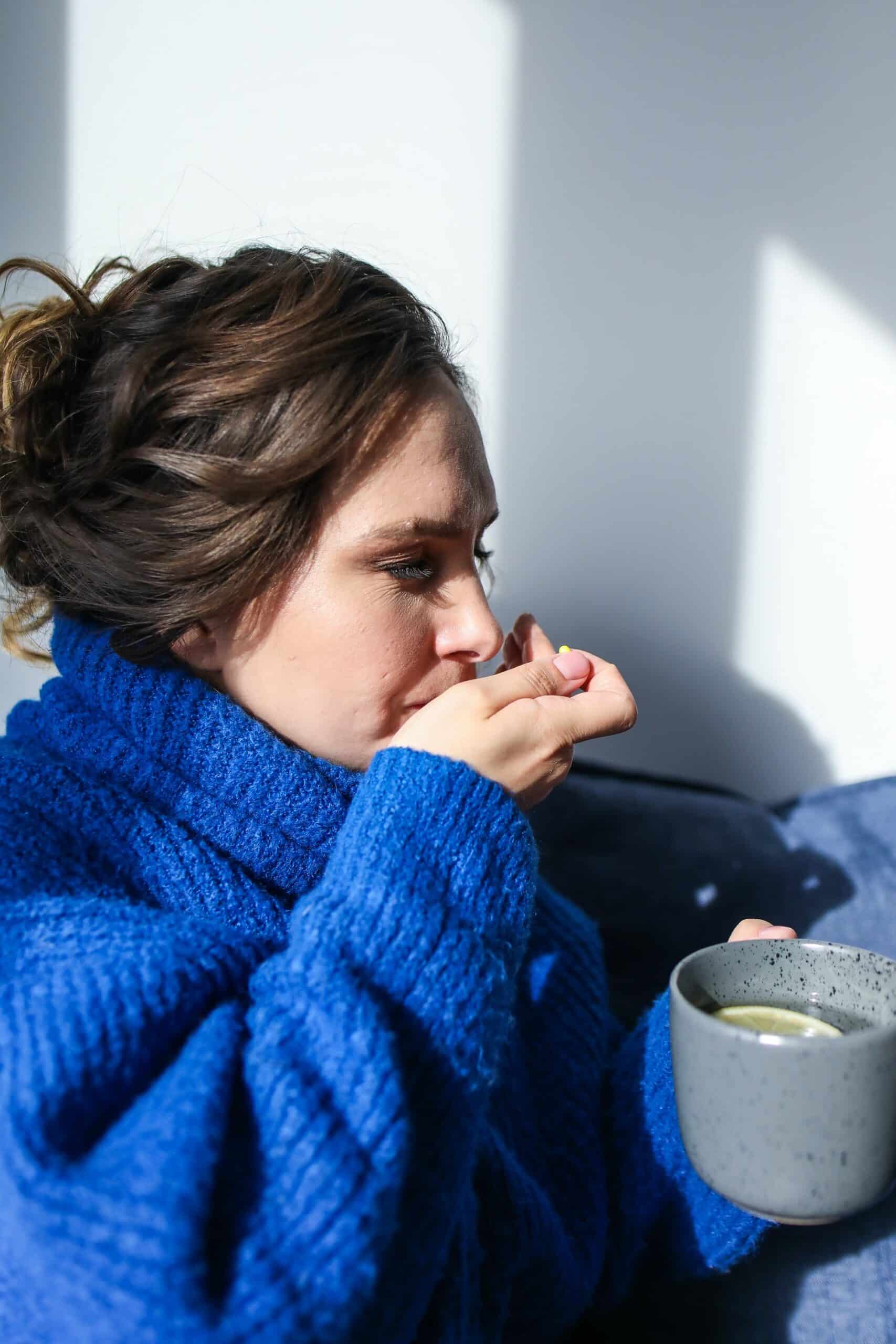 women taking medication